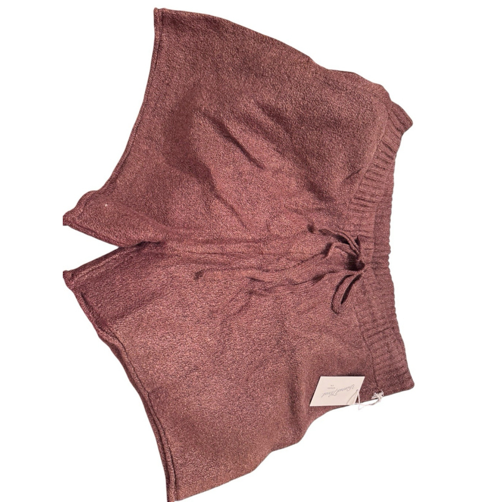 Universal Thread Shorts Womens Large Brown Knit High Rise Lounge Casual Pocket - Picture 6 of 9